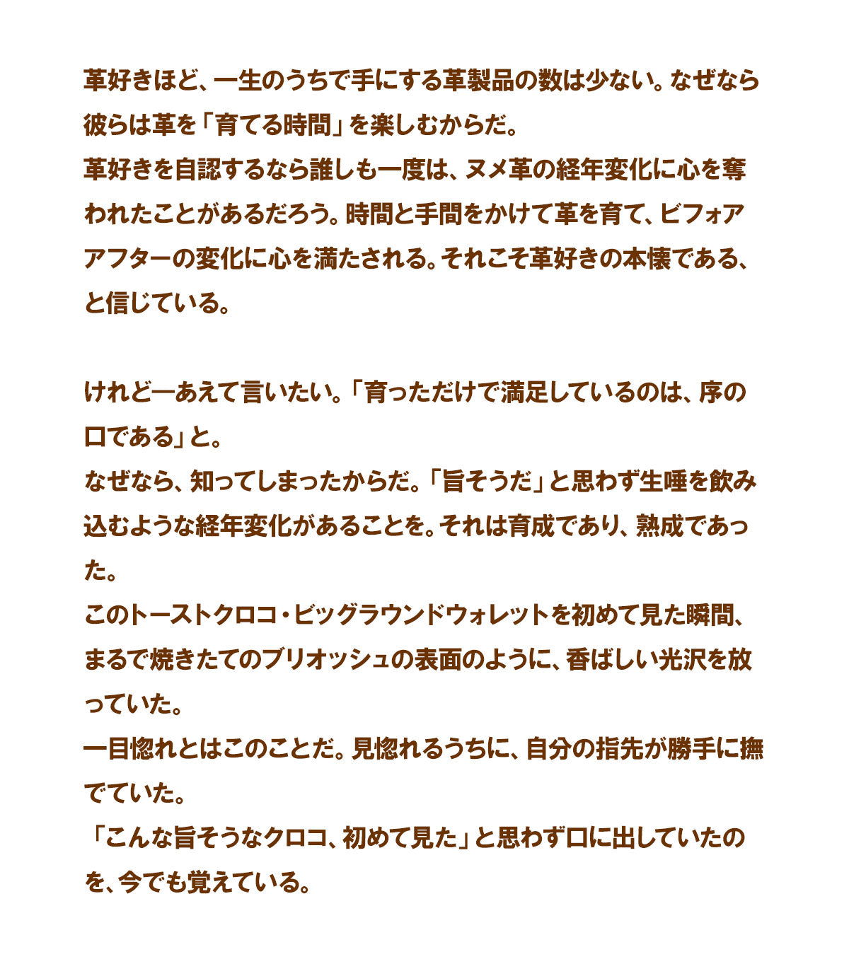 池田工芸 ×GUILDTOKYO× Lightning 「ヌメ革」手染めトーストクロコダイル 「ラウンドジップビッグウォレット」