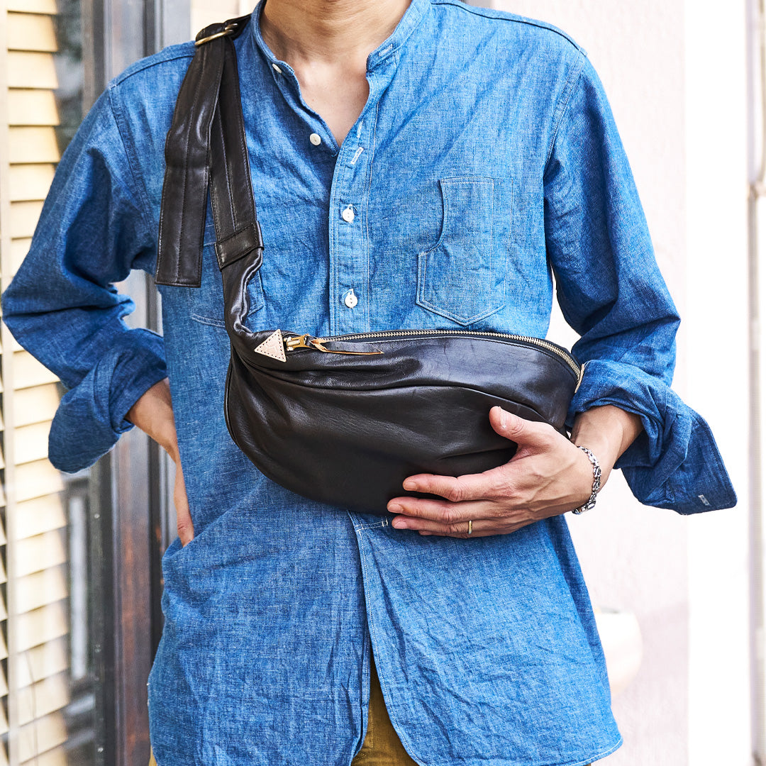 池田工芸 × Lightning 純国産「茶芯」ホースハイド バディバッグ【公式オンライン限定】【8月26日頃出荷】