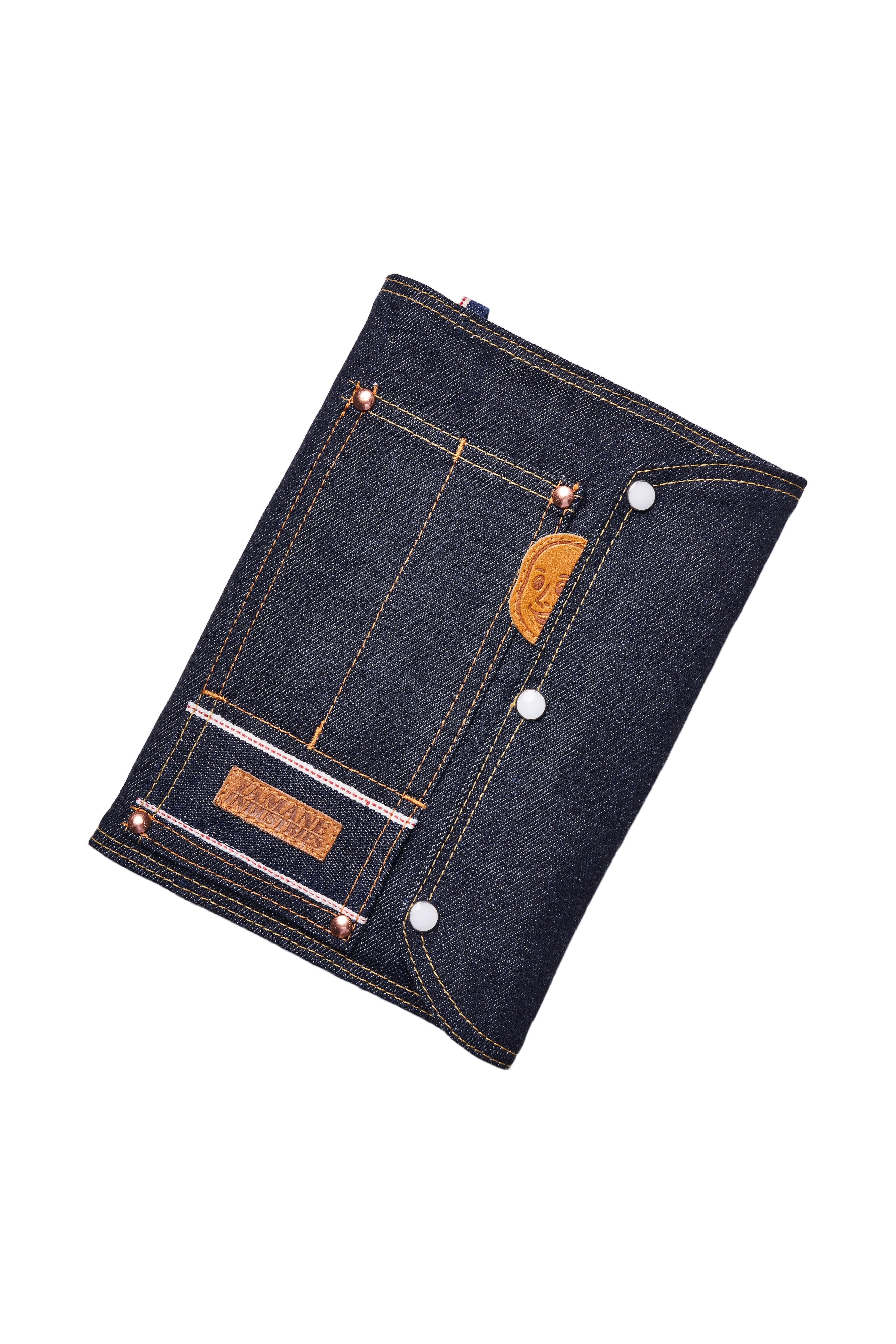 YAMANE INDUSTRIES × LightningセルビッジデニムノートカバーA5(ノート付き)