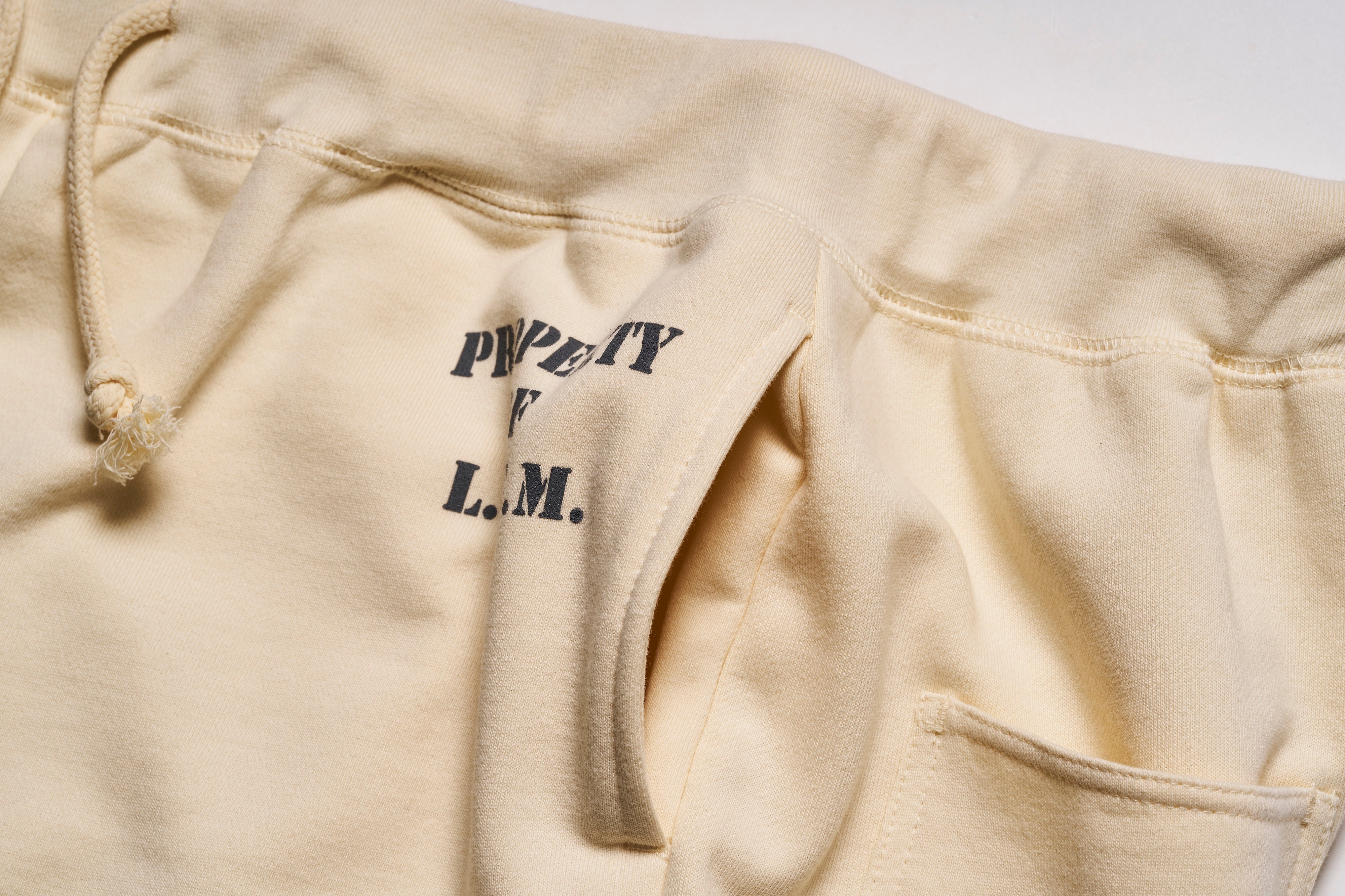 Lightning ミリタリースウェットパンツ ナチュラル