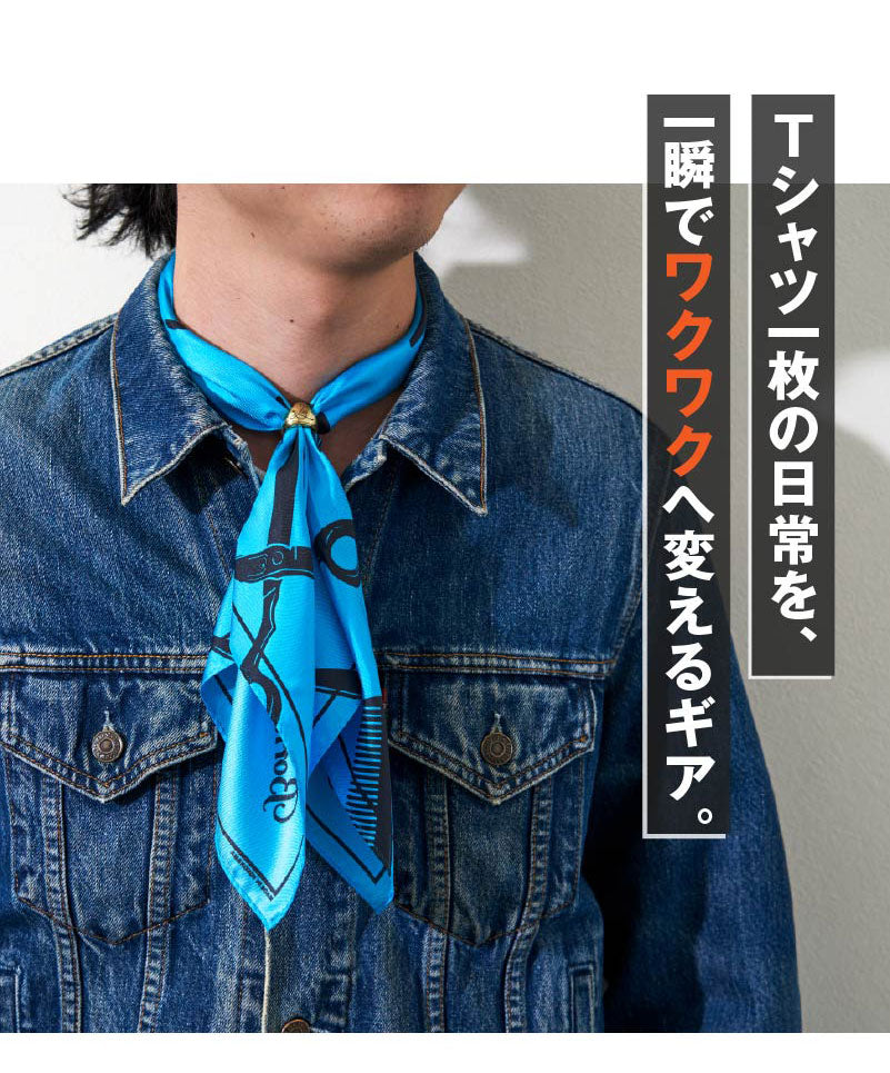 YOKOHAMA SILK SCARF(ヨコハマ シルクスカーフ)【8月4日頃出荷】
