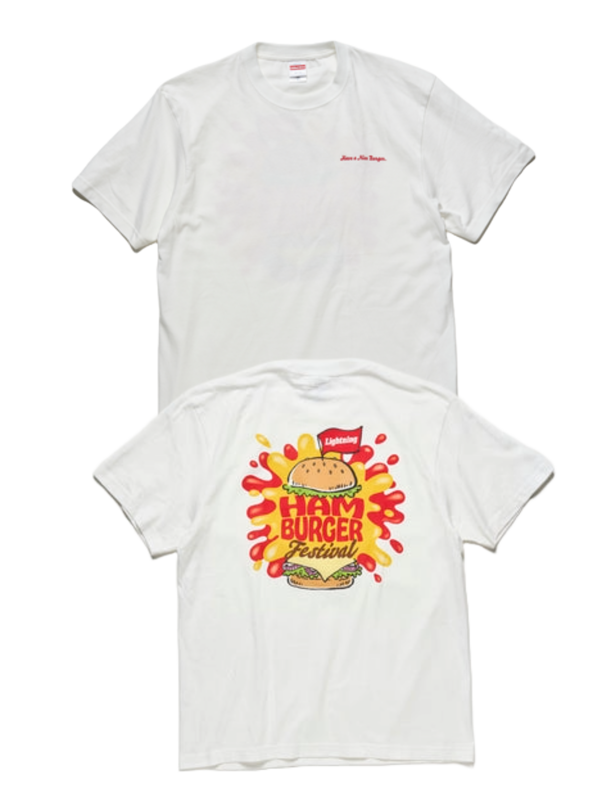ハンバーガーフェス オリジナルTシャツ “Splatters”