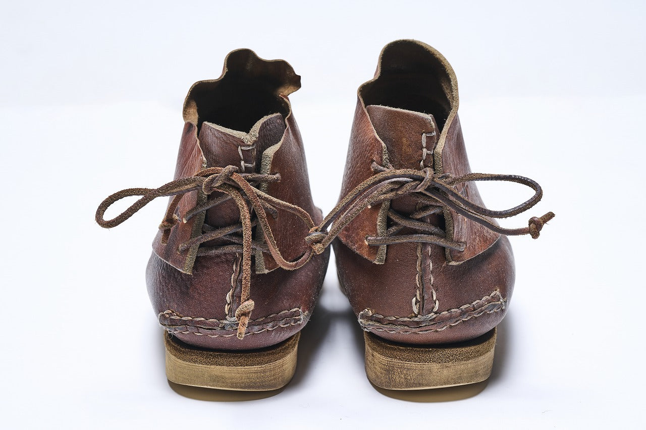 J.L COOMBS BACK-SHOELACE MOCCASIN BOOTS