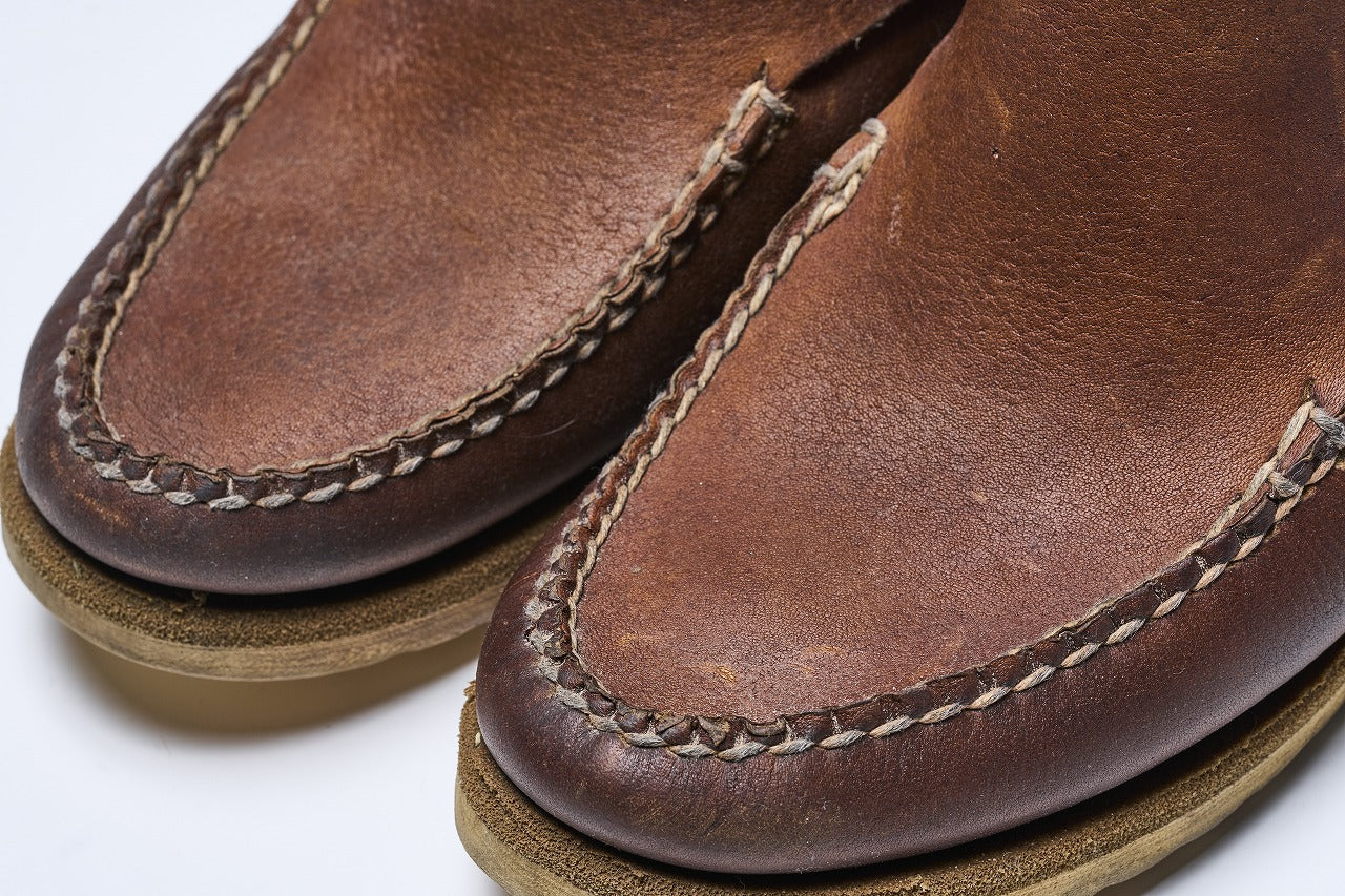 J.L COOMBS BACK-SHOELACE MOCCASIN BOOTS