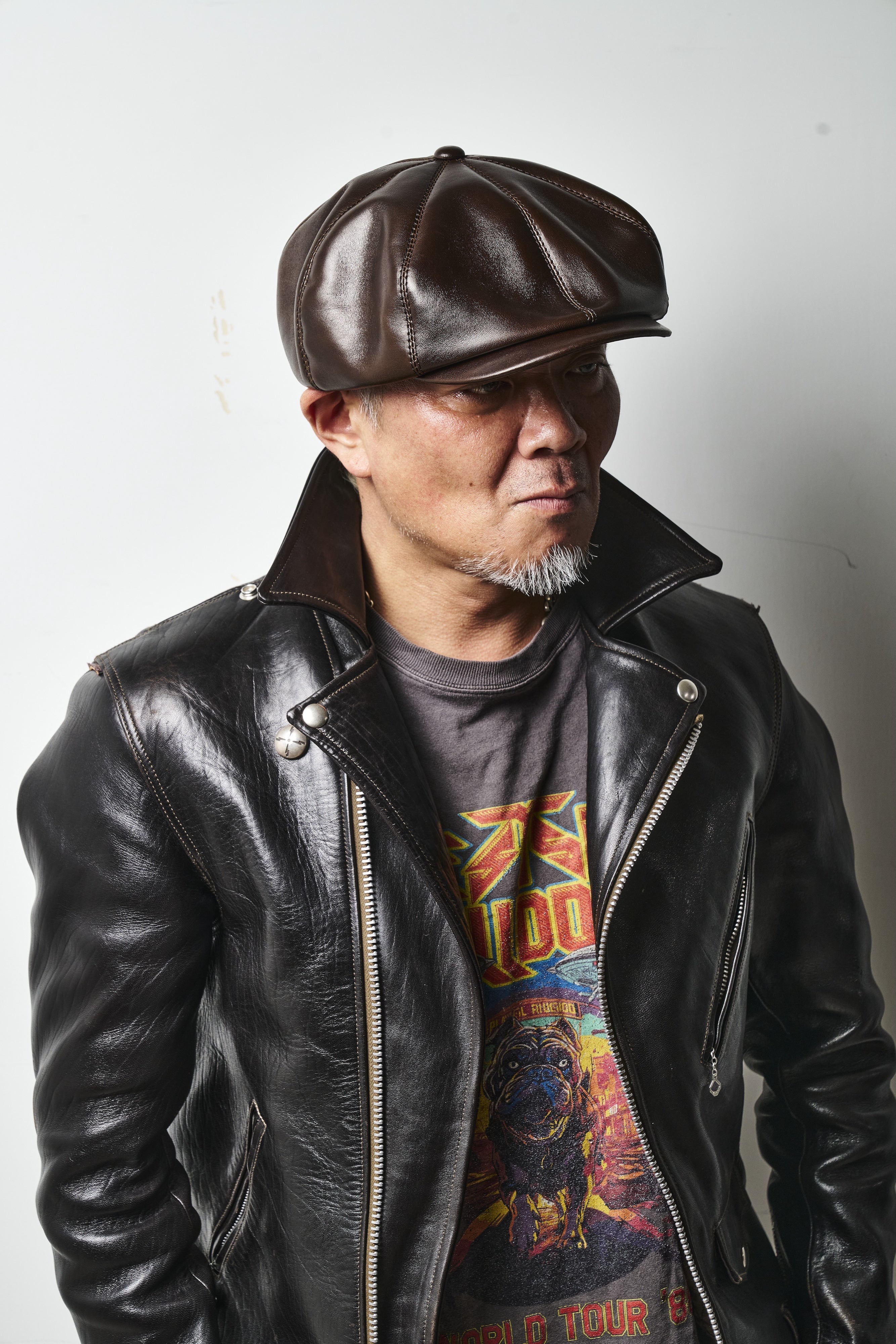 BRUNEL&Co. HATMAKERS × 新喜皮革 × モヒカン小川 ホースハイドキャスケット