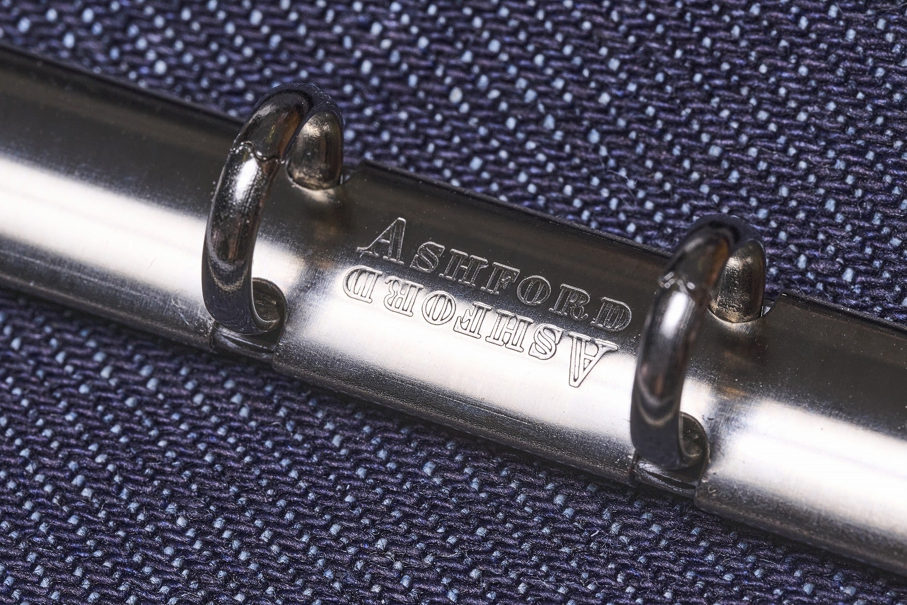 ASHFORD × Lightning セルビッジデニム システム手帳 マイクロ5(リフィル付き)