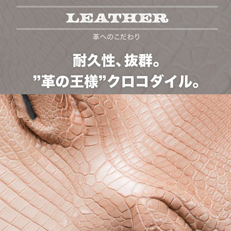 池田工芸 ×GUILDTOKYO× Lightning 『手染めデニム』クロコダイル「 L字ファスナーウォレット」【11月18日頃出荷】