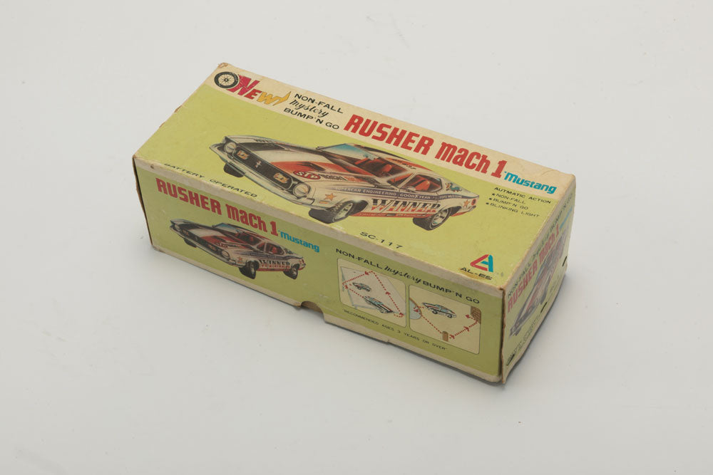 1970's TAIYO VINTAGE TIN RUSHER FORD MUSTANG MACH1