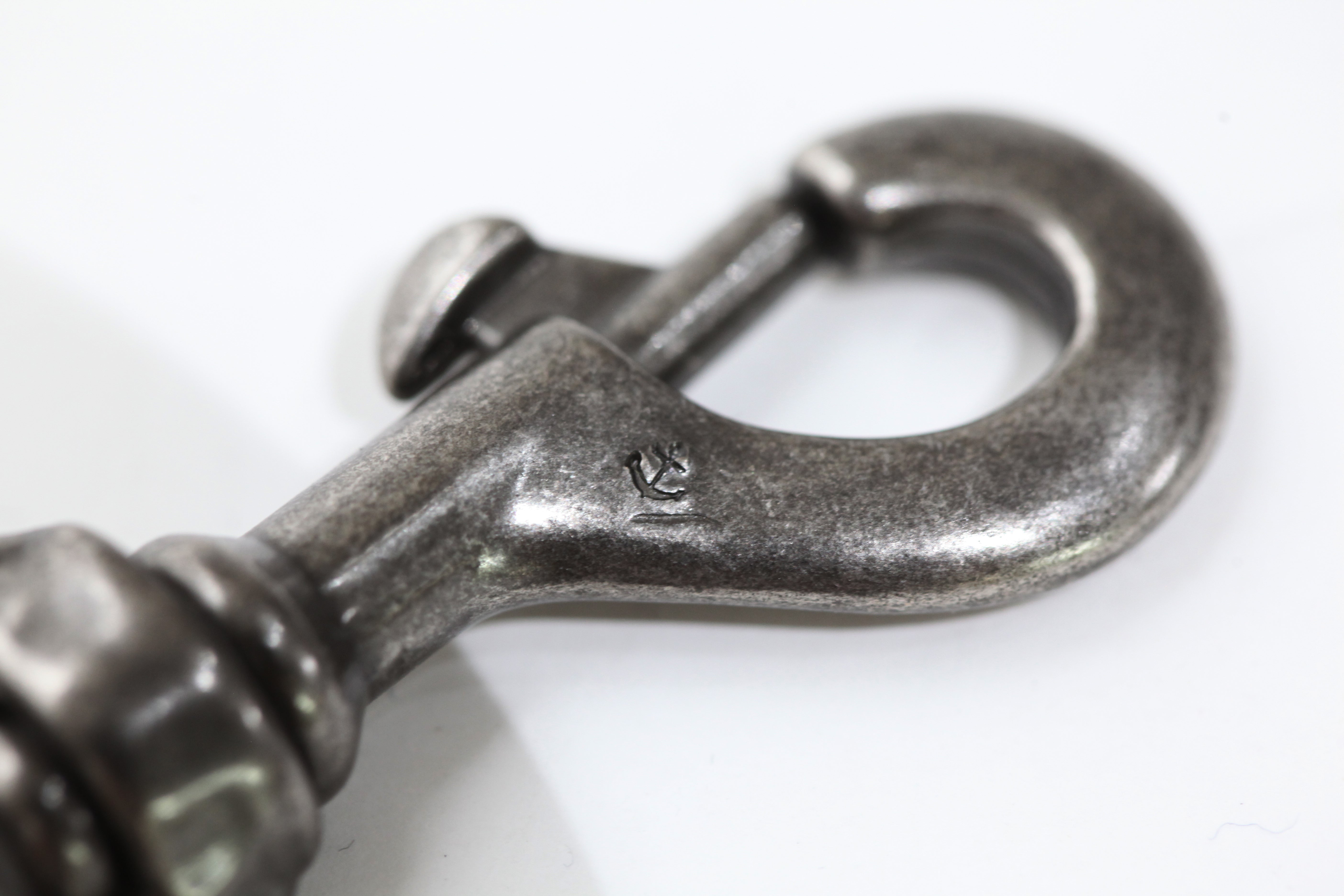 Clutch Cafe LONDON×CLUTCH Magazine ホースシューキーリング&フック(アンティークニッケルメッキ)