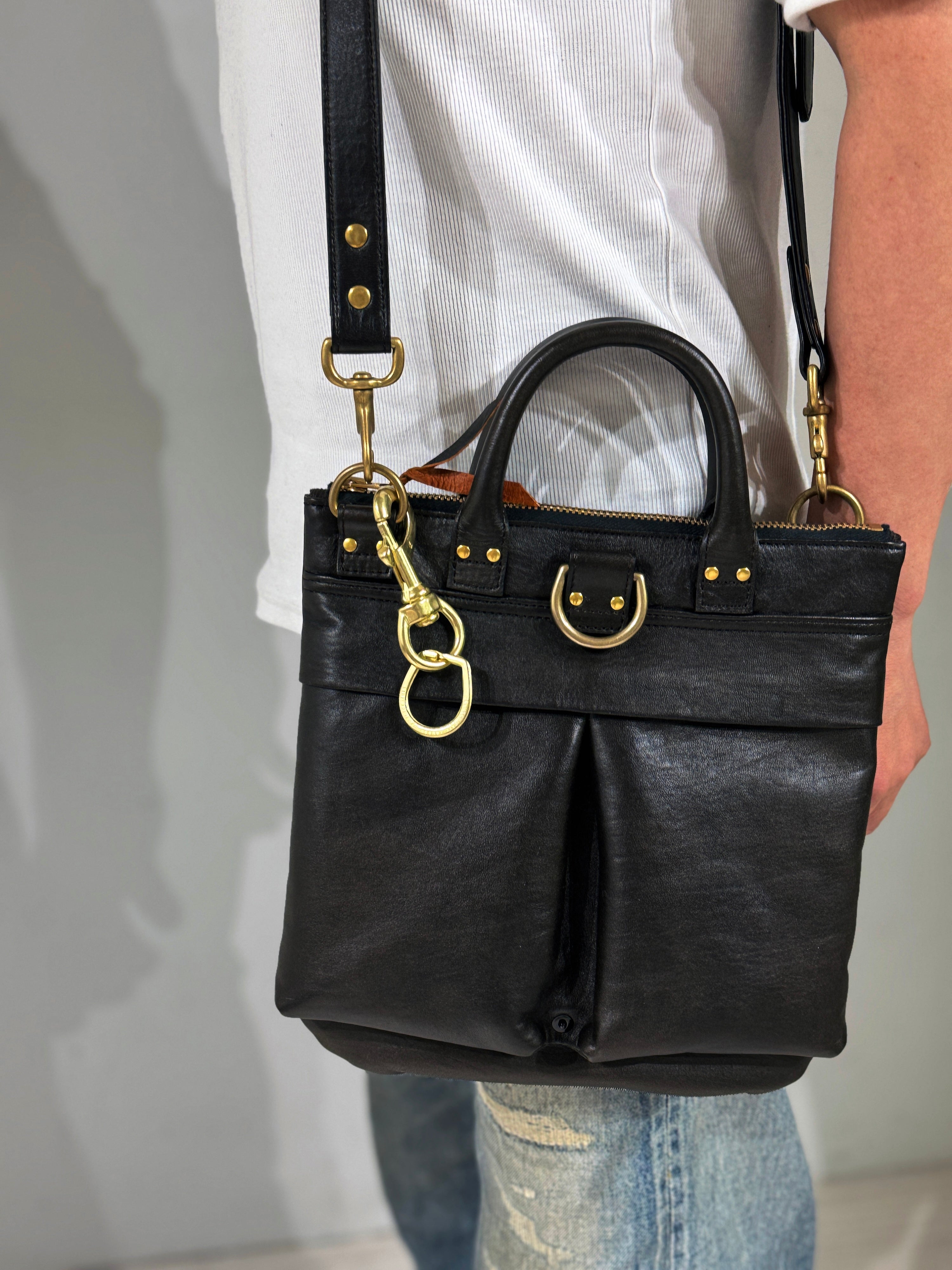Clutch Cafe LONDON×CLUTCH Magazine ホースシューキーリング&フック(ブラスメッキ)