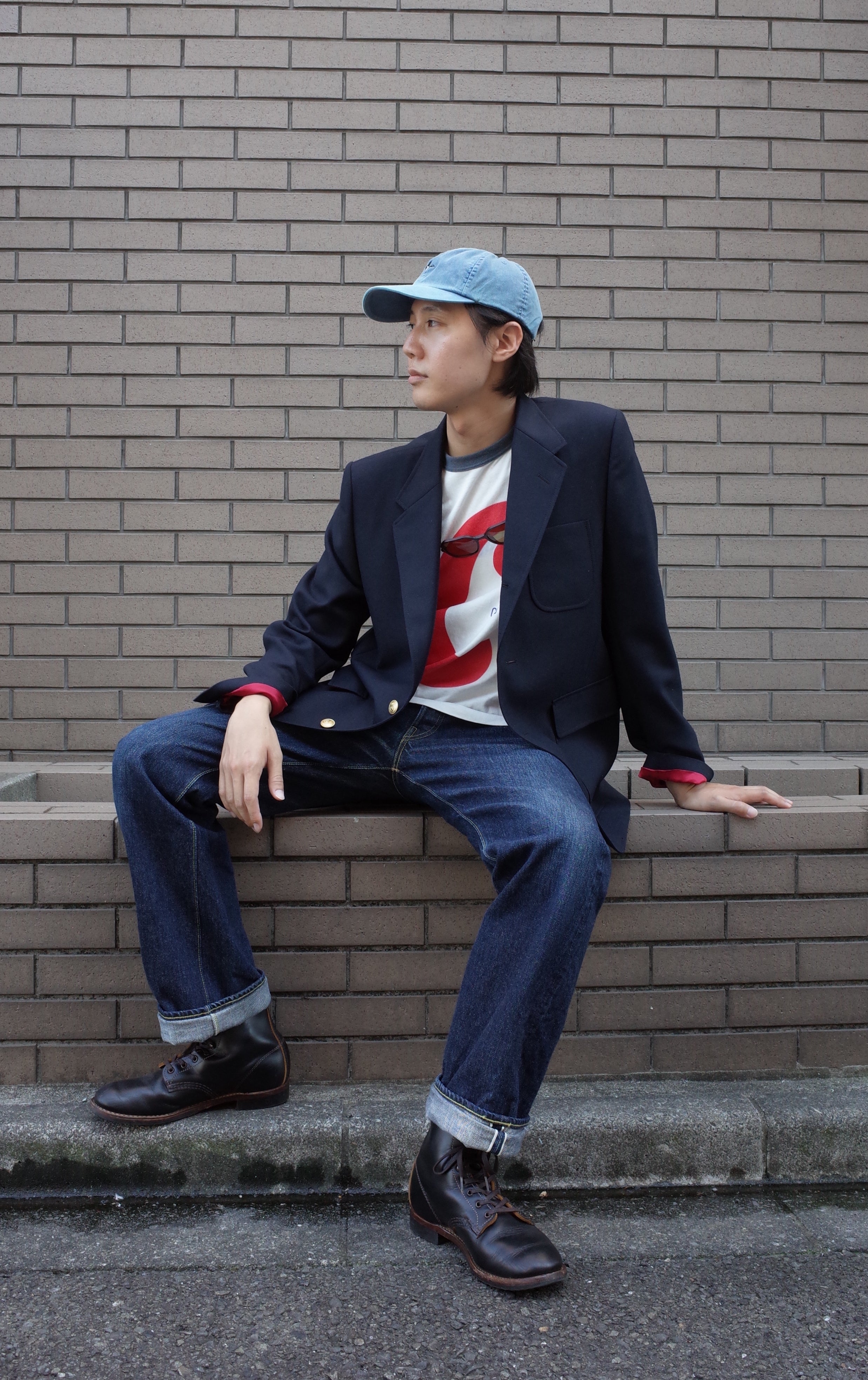 JELADO × Lightning ネイビーブレザー