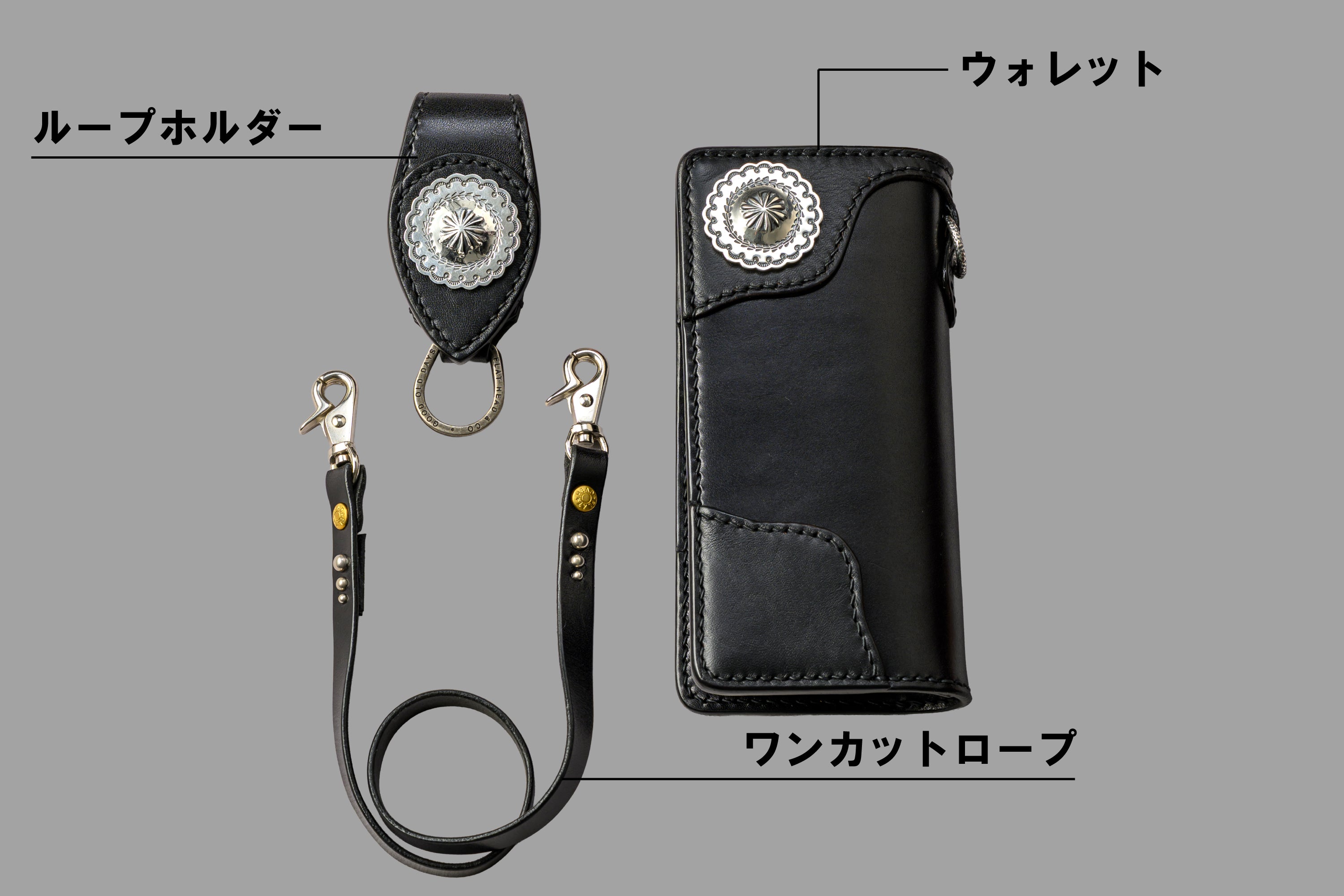THE FLAT HEAD×CLUB HARLEY 別注ロングウォレット【12月25日頃出荷】