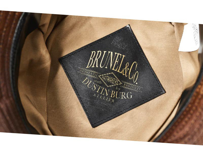 BRUNEL & CO. HATMAKERS × 新喜皮革 × モヒカン小川 茶芯馬革バケットハット