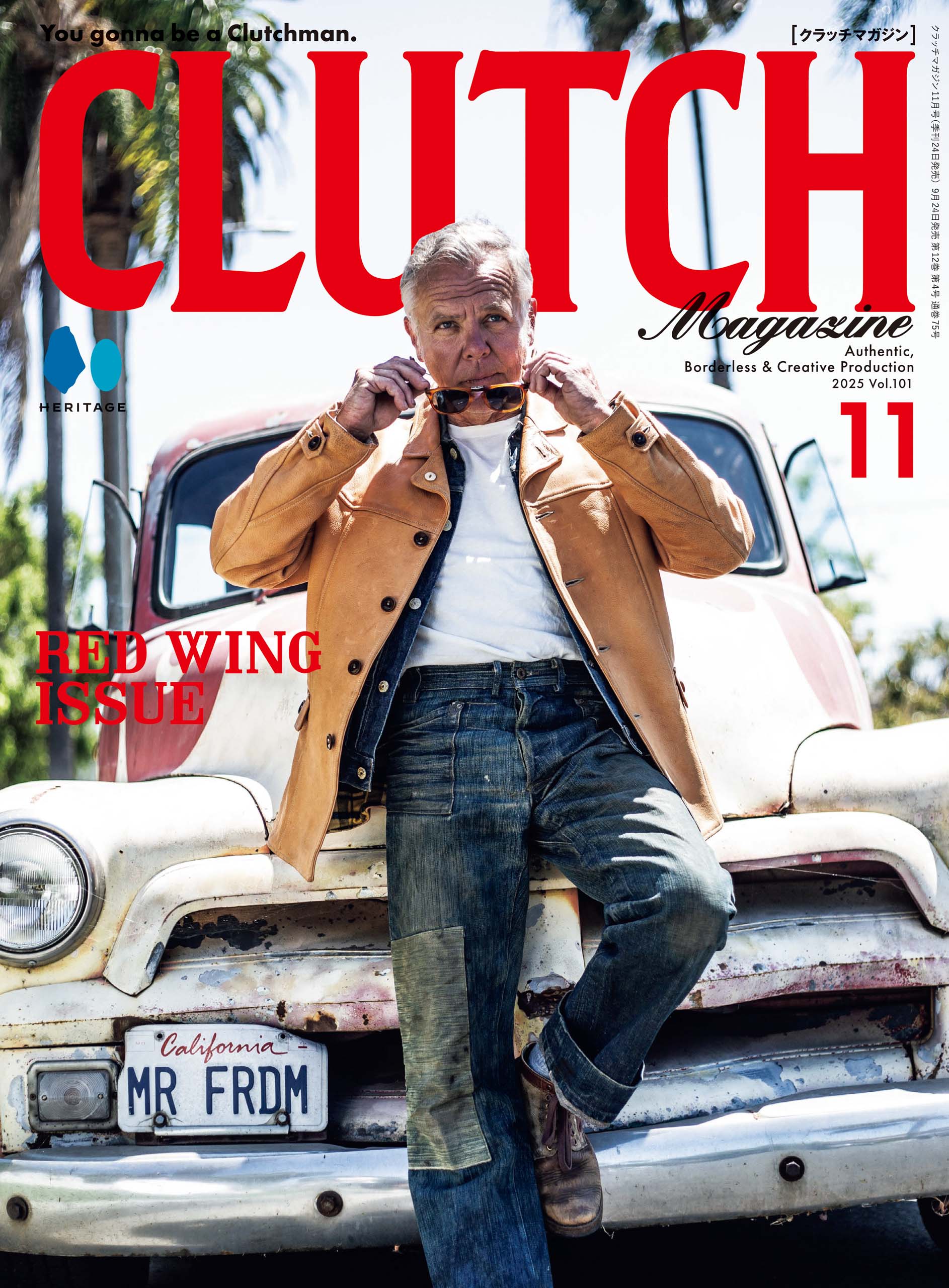 CLUTCH Magazine VOL.101 2025年11月号「RED WING LOVER」(2025/9/24発売)