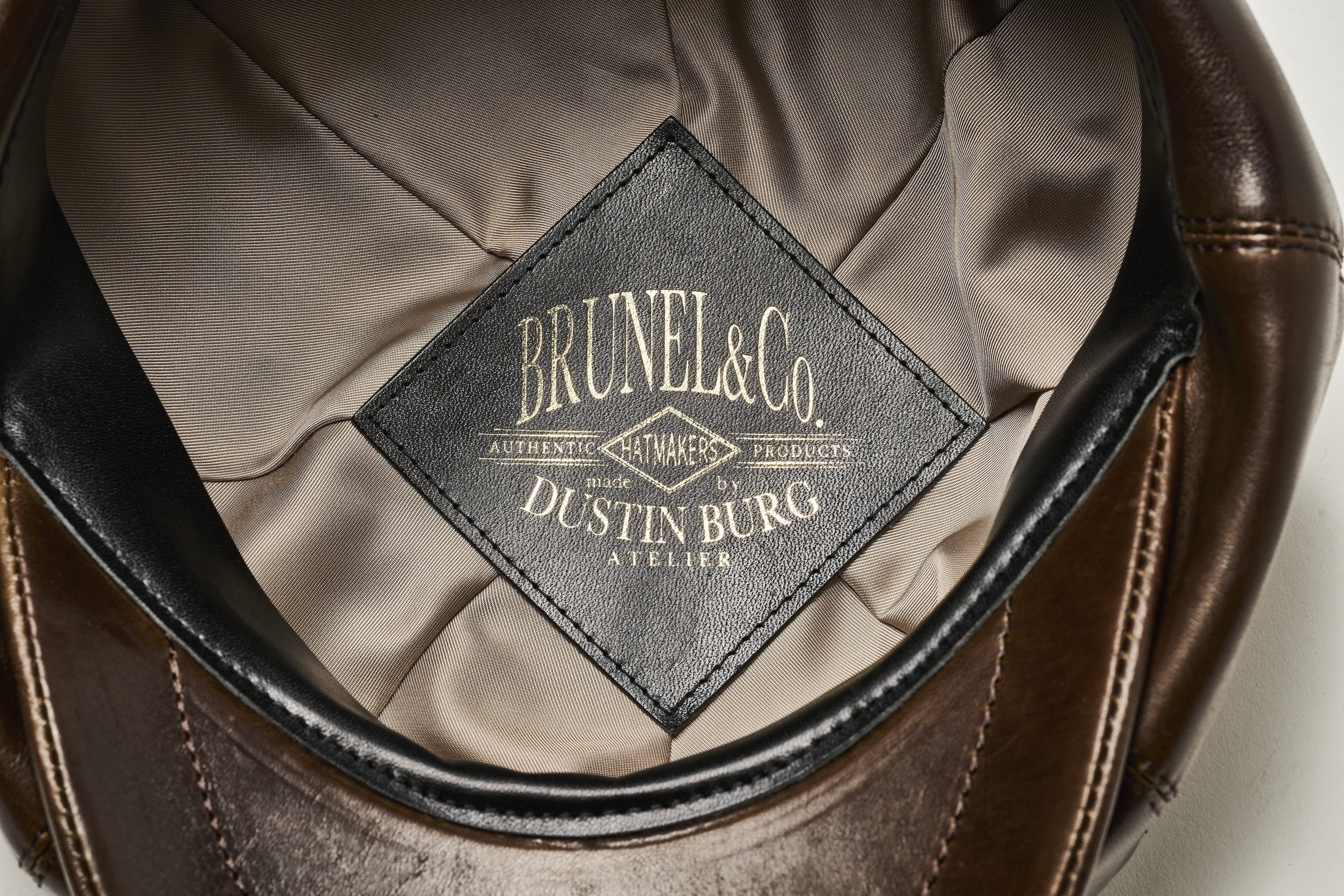 BRUNEL&Co. HATMAKERS × 新喜皮革 × モヒカン小川 ホースハイドキャスケット