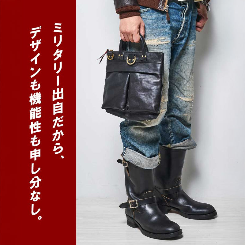 池田工芸×Lightning 純国産「赤茶芯」ホースハイド RED T-Core Leather Lover Minimet Bag【公式オンライン限定】【9月25日頃出荷】