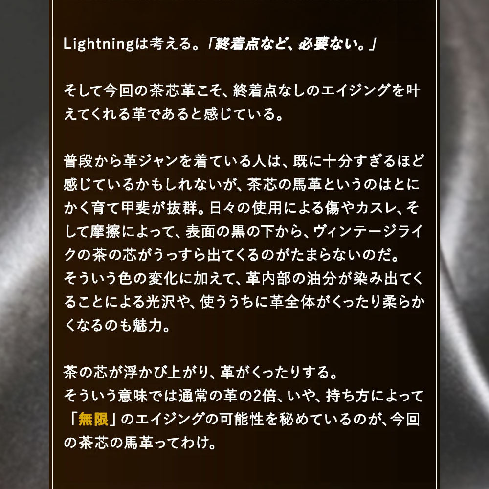 池田工芸 × Lightning 純国産「茶芯」ホースハイド T-Core Leather Lover Helmet Bag【公式オンライン限定】【8月24日頃出荷】