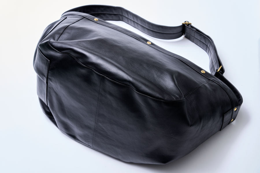 池田工芸 × Lightning RED T-core Leather Lover Newspaper Bag 「赤茶芯」ニュースペーパーバッグ【11月19日頃出荷】