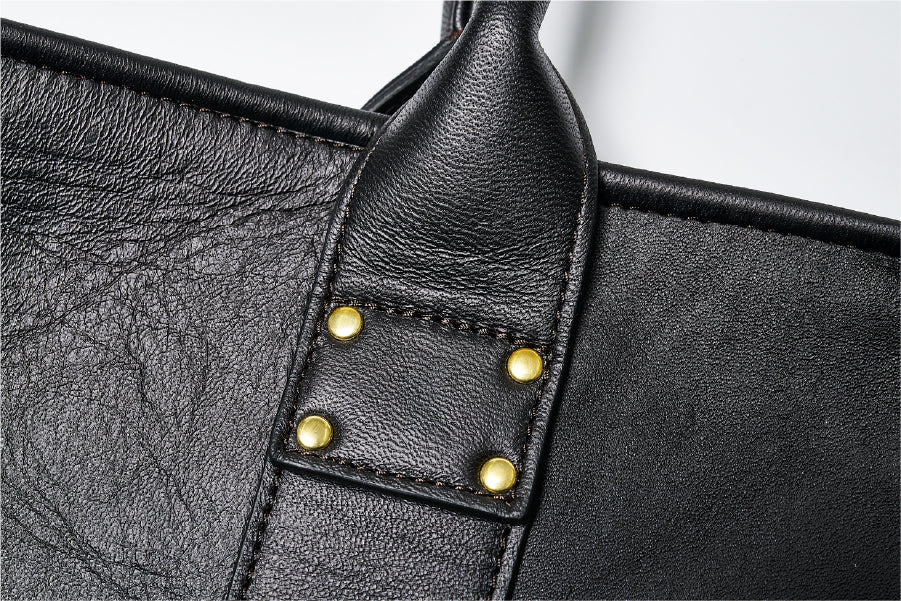 池田工芸 × Lightning Red T-core Leather Lover Tote Bag 赤茶芯ホースハイド『ビッグトート』【10月29日頃出荷】
