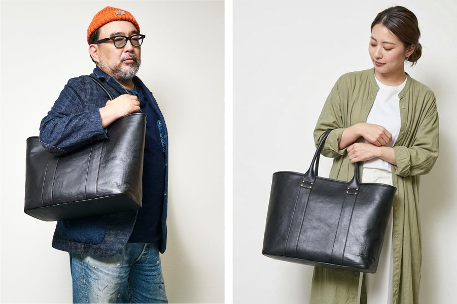 池田工芸 × Lightning Red T-core Leather Lover Tote Bag 赤茶芯ホースハイド『ビッグトート』【2027年3月15日頃出荷】