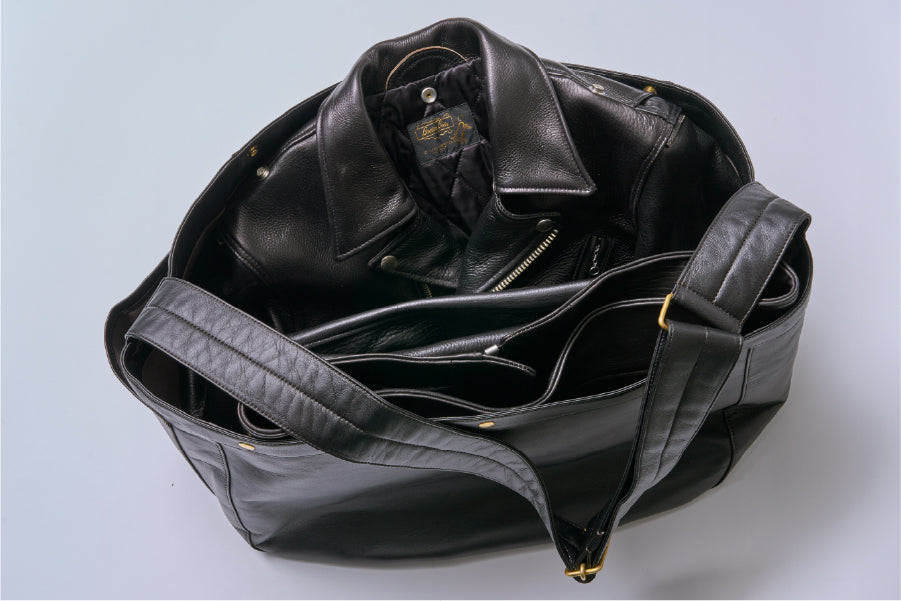池田工芸 × Lightning T-core Leather Lover Bag 茶芯ニュースペーパーバッグ【10月19日頃出荷】