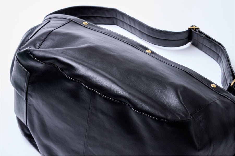 池田工芸 × Lightning T-core Leather Lover Bag 茶芯ニュースペーパーバッグ【10月19日頃出荷】