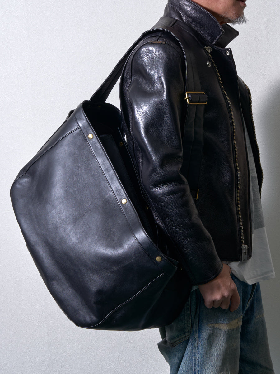 池田工芸 × Lightning T-core Leather Lover Bag 茶芯ニュースペーパーバッグ【10月19日頃出荷】