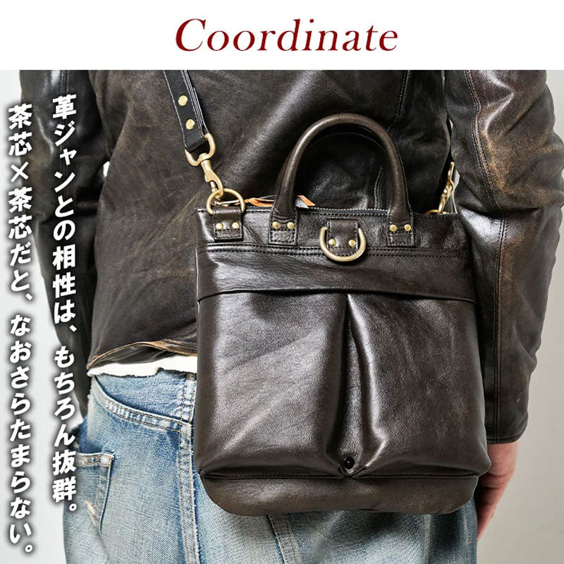 池田工芸 × Lightning 純国産「茶芯」ホースハイド T-Core Leather Lover Minimet Bag【公式オンライン限定】【10月30日頃出荷】