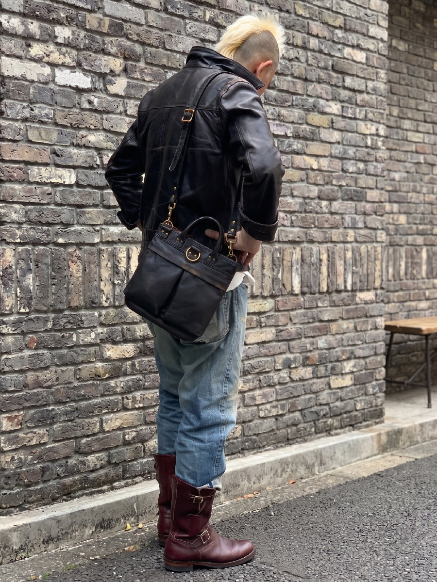 池田工芸 × Lightning 純国産「茶芯」ホースハイド T-Core Leather Lover Minimet Bag【公式オンライン限定】【10月30日頃出荷】