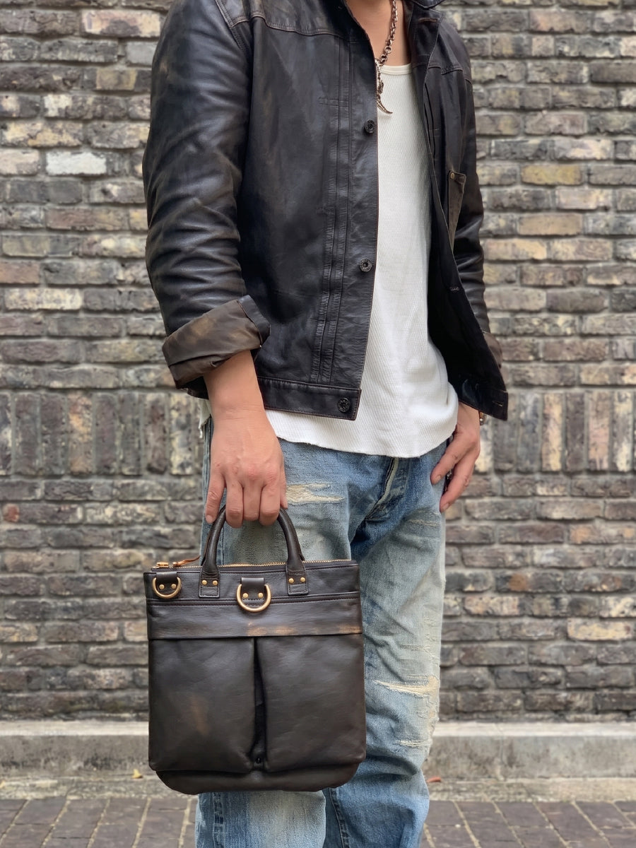池田工芸 × Lightning 純国産「茶芯」ホースハイド T-Core Leather Lover Minimet Bag【公式オンライン限定】【10月30日頃出荷】