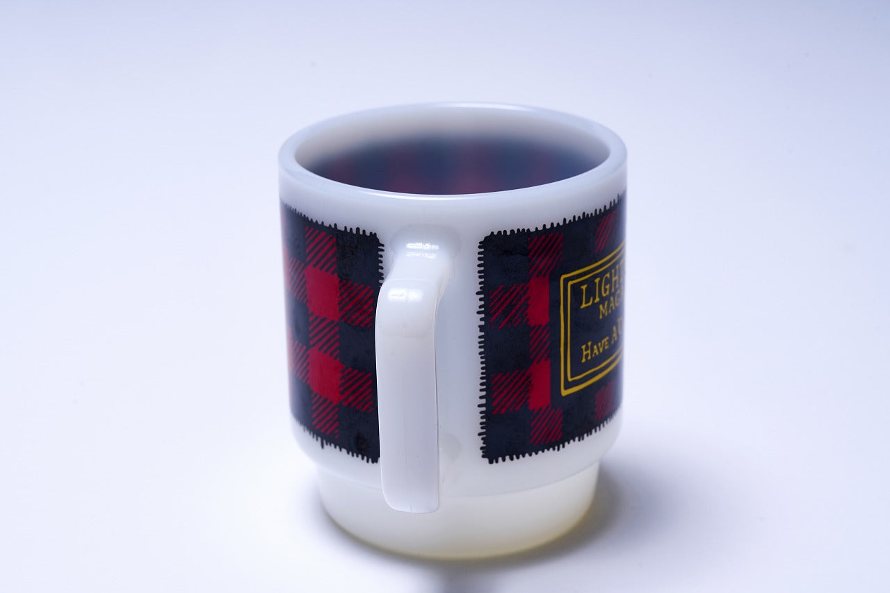 Lightning別注 Olde Milk-Glass “HAVE A COZY TIME”スタッキングマグ