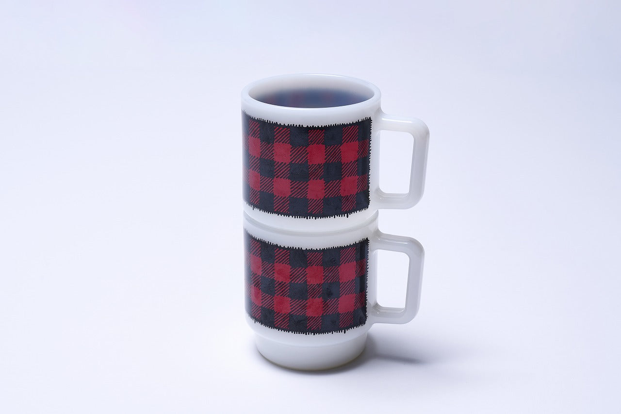 Lightning別注 Olde Milk-Glass “HAVE A COZY TIME”スタッキングマグ