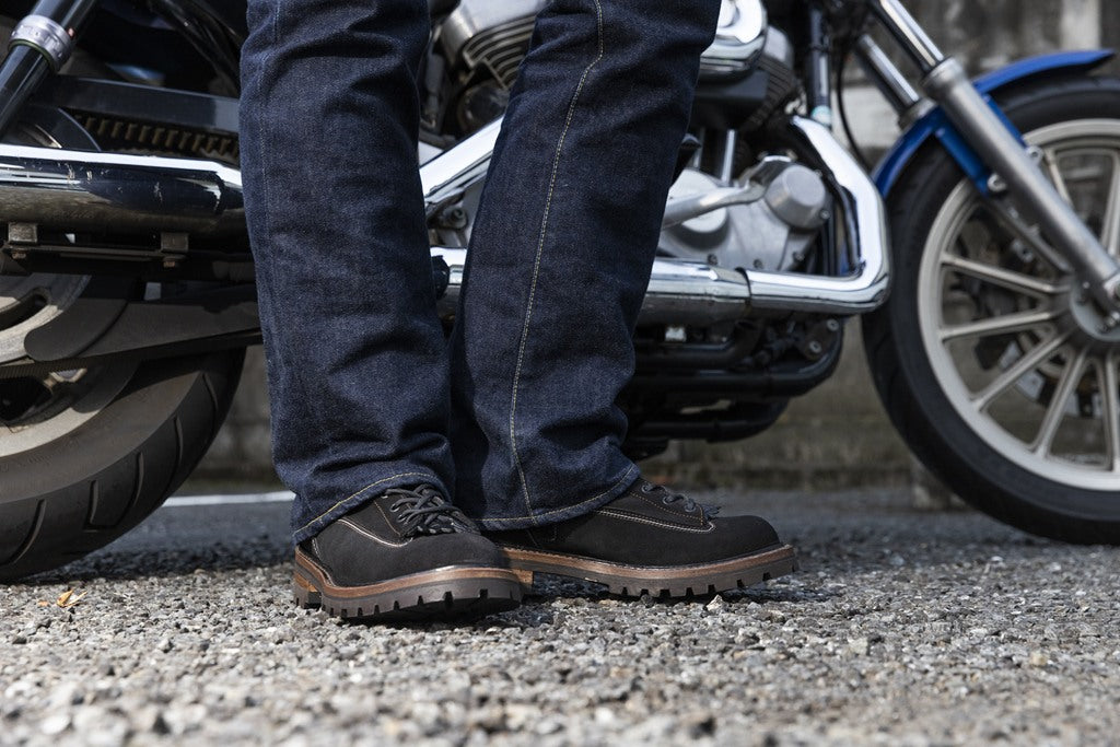 SPPN×CLUB HARLEY 8-inch lace boots