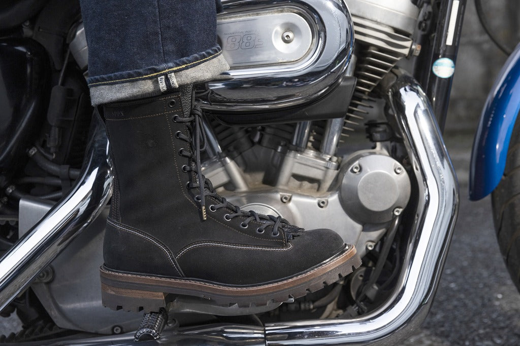 SPPN×CLUB HARLEY 8-inch lace boots