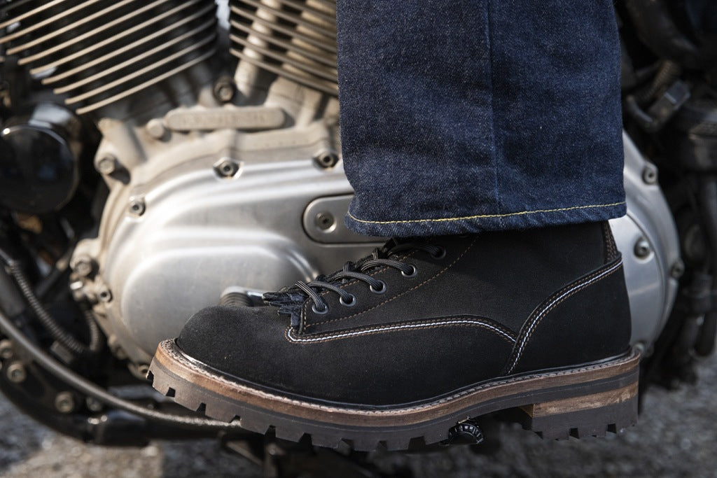 SPPN×CLUB HARLEY 8-inch lace boots