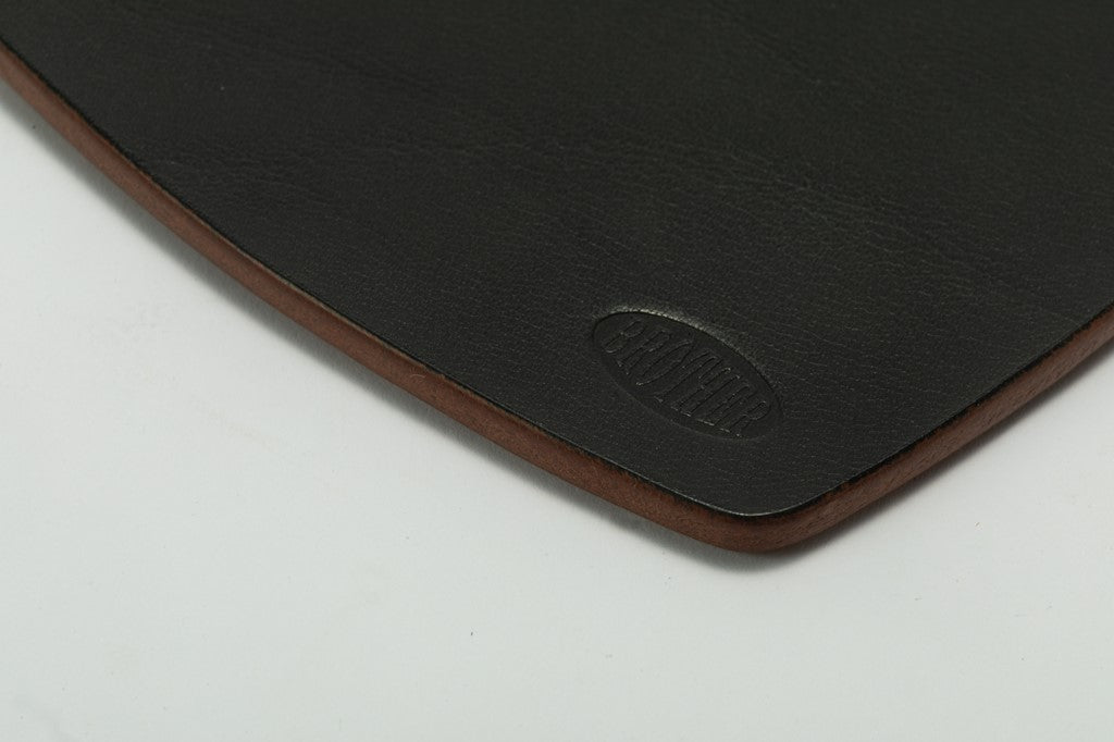 LEATHER WORKS BROTHER LEATHER COASTER(サンプル品) ブラック