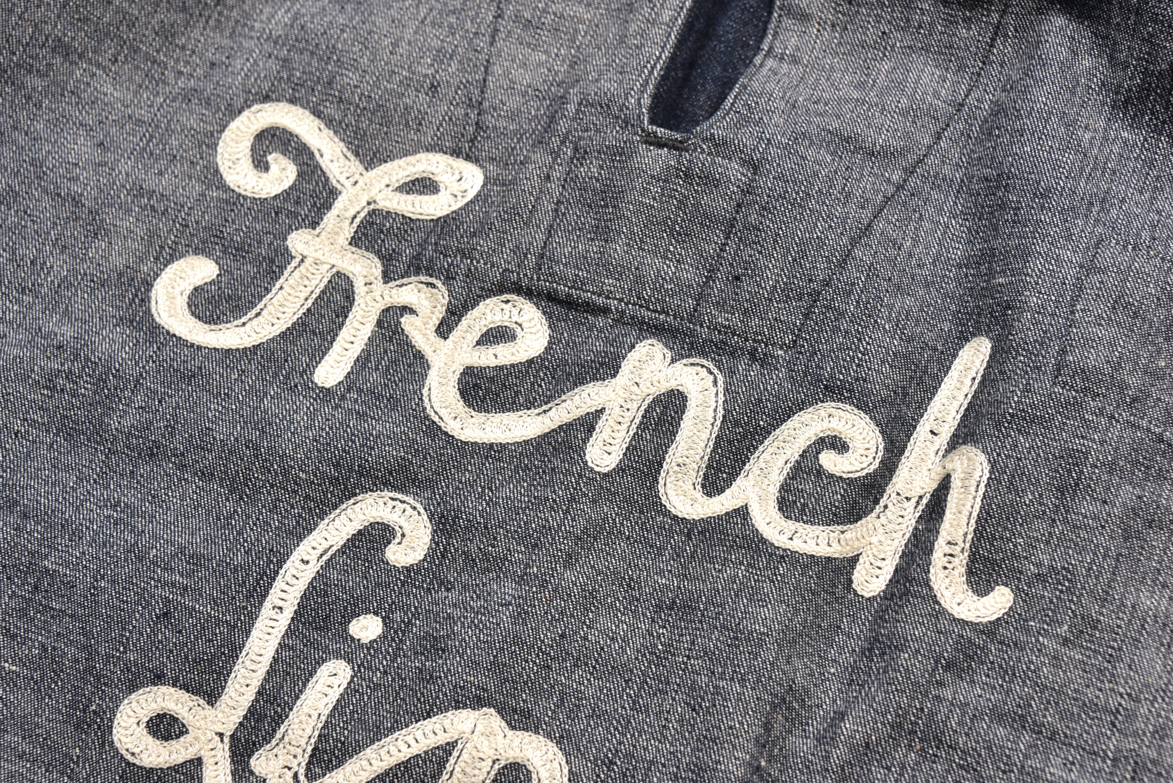 WAREHOUSE × Lightning French Line デニムプルオーバージャケット