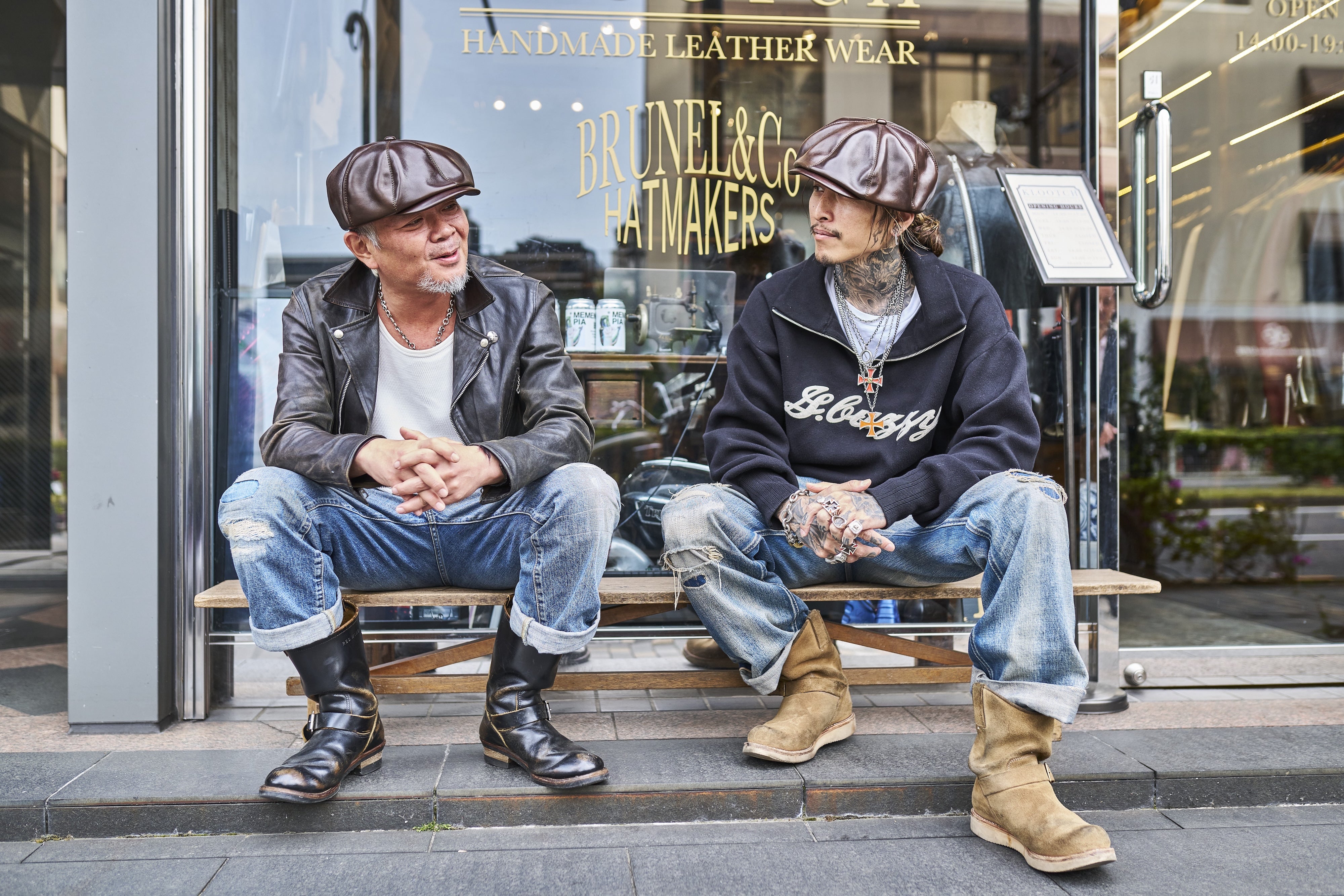 BRUNEL&Co. HATMAKERS × 新喜皮革 × モヒカン小川 ホースハイドキャスケット