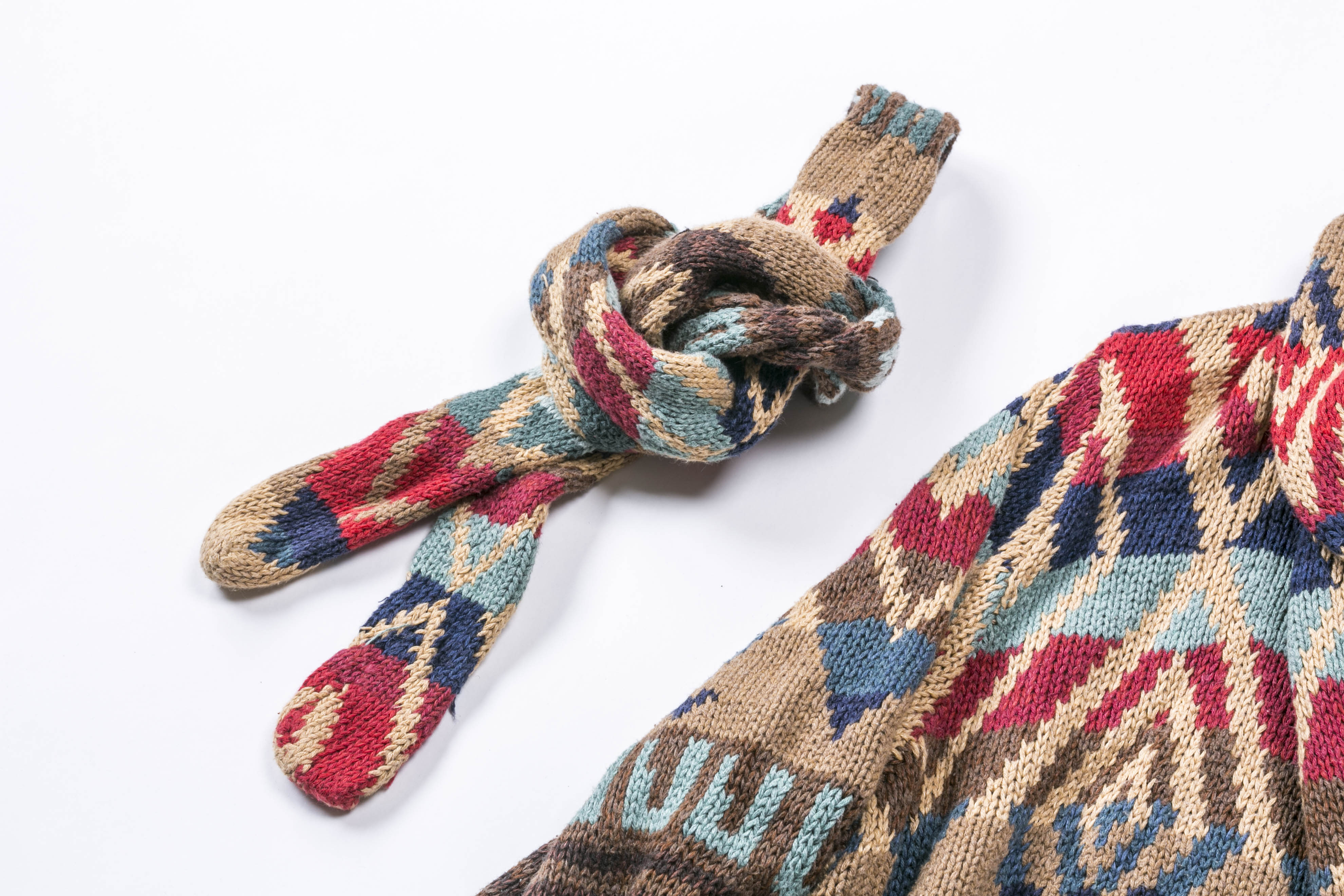 1990s Lauren Hand Knit Cardigan