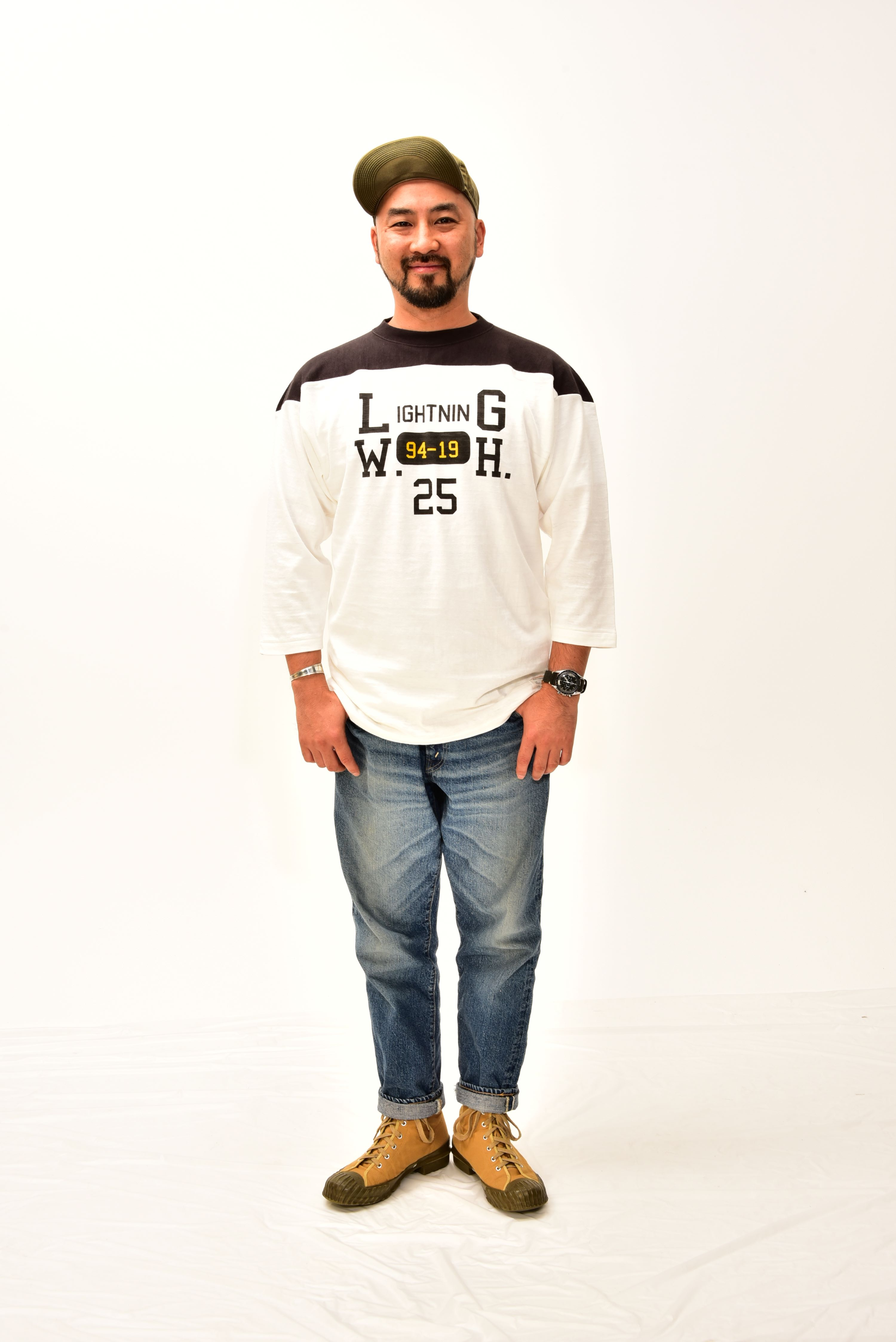 Warehouse x LIGHTNING Football T-shirt