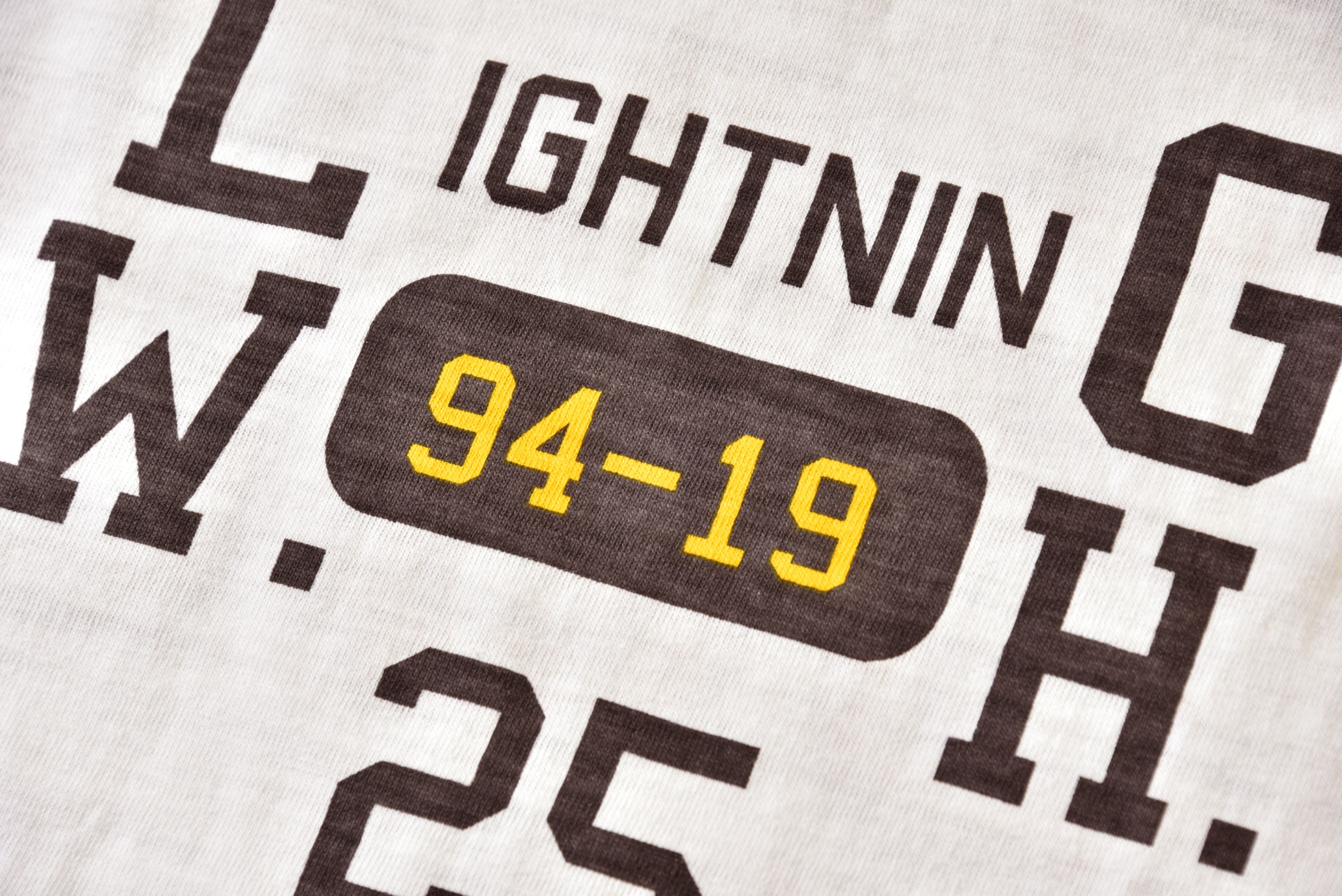 Warehouse x LIGHTNING Football T-shirt