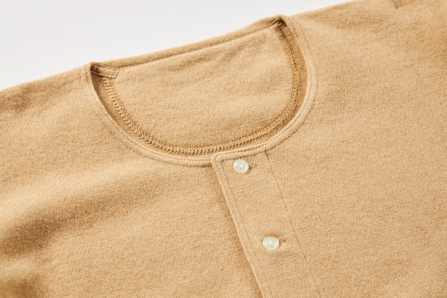 ウール100%面二シャツ