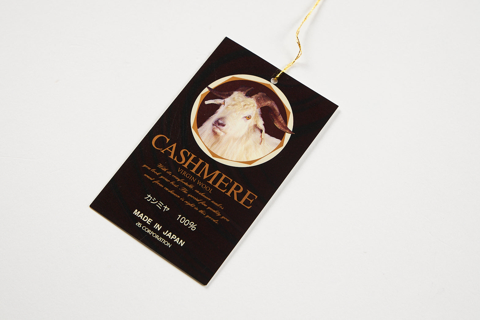 カシミヤ100%面二シャツ