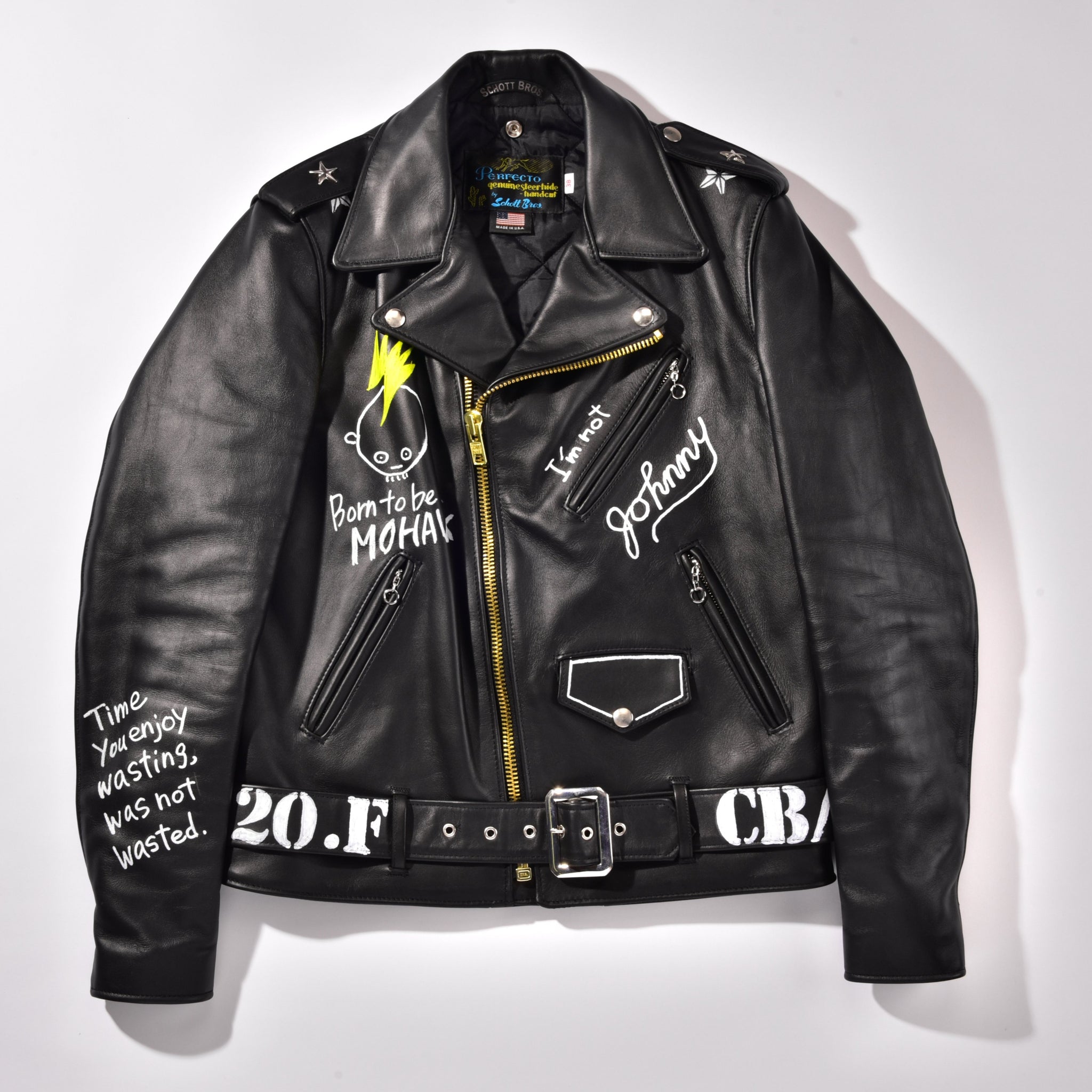 ☆超美品☆Schott ✕ ATOMIC GARAGE別注 ワンスター 38（Lightning 