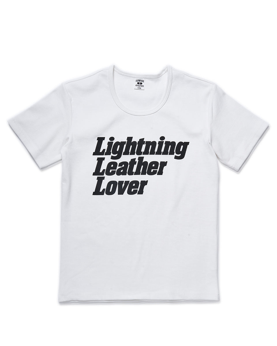 Lightning Leather Lover Tシャツ リブフライス