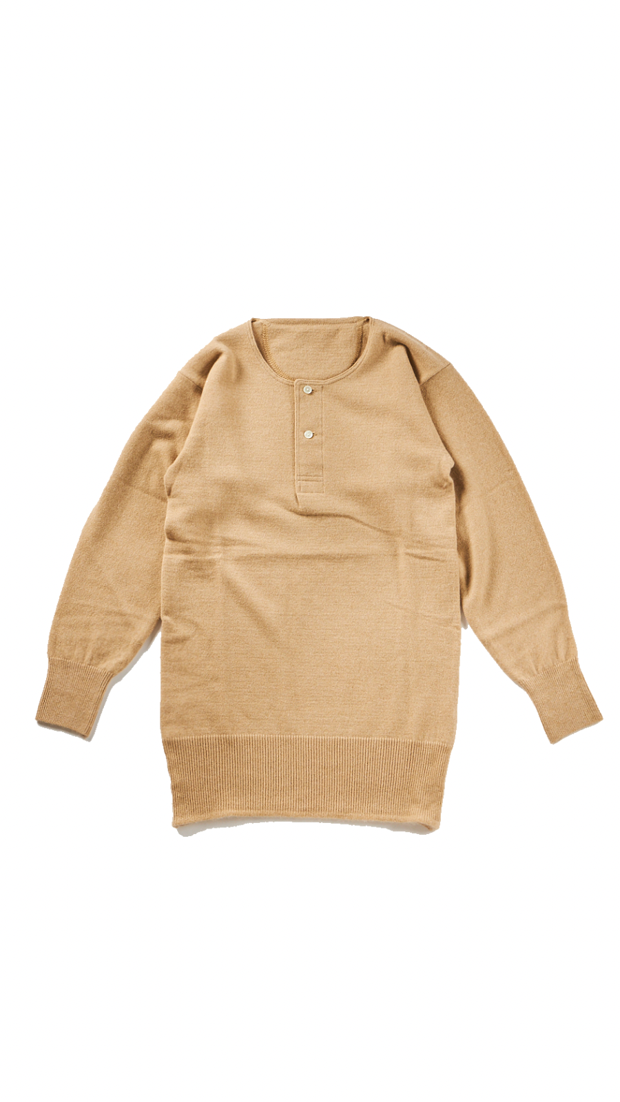 カシミヤ100%面二シャツ