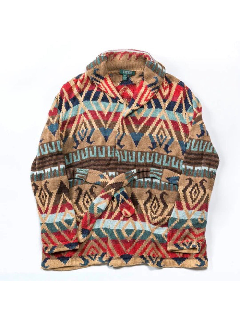 1990s Lauren Hand Knit Cardigan