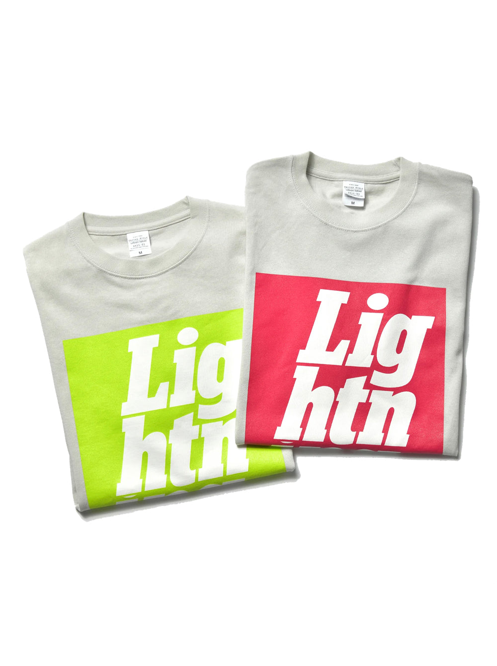 Lightningロゴ 9.1 オンス マグナムウエイト ビッグシルエットTシャツ(フロストグレーボディ)