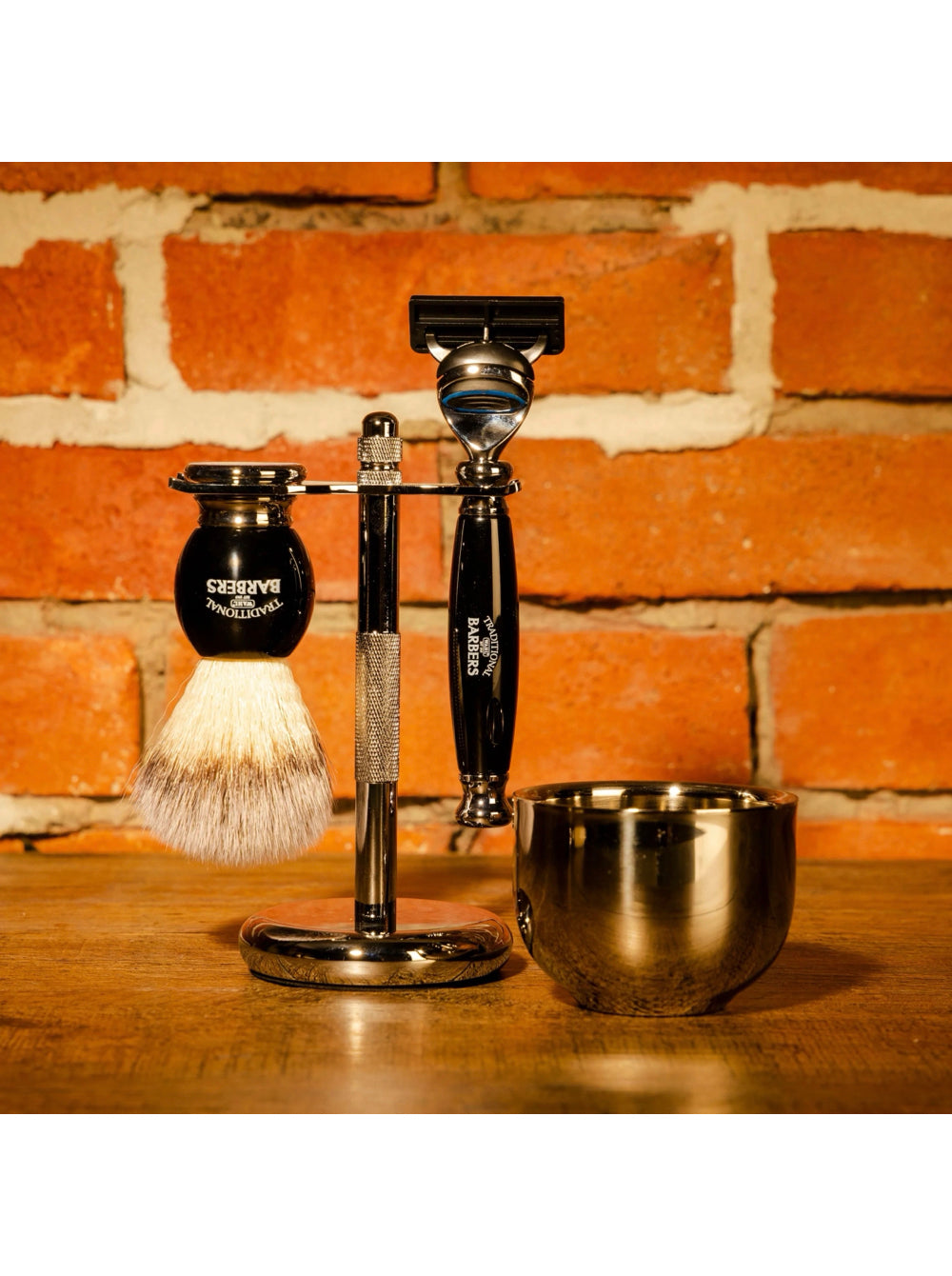 WAHL / Traditional Barberシリーズ シェービングセット(Black)