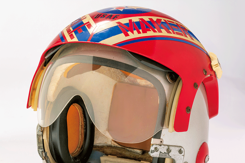 1970s US NAVY ダブルバイザーヘルメットカスタム